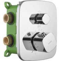 Смеситель для душа Swedbe Platta 9032 с термостатом Хром — фото 5, Смеситель для душа