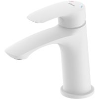 Смеситель для раковины Milardo Rora RORWT00M01 Белый матовый — фото 1, Смесители для раковины