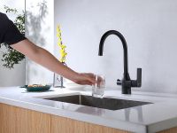 Смеситель для кухни Lemark Ursus LM7261BL Черный матовый — фото 4, Смесители для кухни