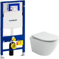 Комплект унитаза Ceramicanova Uno Rimless CN11001  с инсталляцией Geberit Duofix Sigma UP320 111.300 — фото 1, Комплекты унитаз + инсталляция
