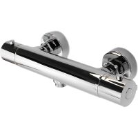 Смеситель для душа ESKO Mikros T3080 с термостатом Хром — фото 1, Смеситель для душа