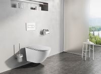 Унитаз Azario Grado AZ-0046-UQ3 подвесной Белый с сиденьем Микролифт — фото 5, Унитазы