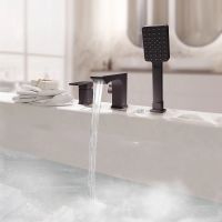 Смеситель на борт ванны ESKO Vela PB 355B Черный матовый — фото 6, Смесители на борт ванны