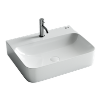 Товар: Раковина Ceramicanova Aura 60 CN2001 Белая - фото 2 Раковина Ceramicanova Aura 60 CN2001 Белая — фото 2, Раковины