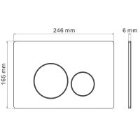 Товар: Клавиша смыва Iberica Blanca Inox-O IB.B081.003.002 Хром матовый - фото 3 Клавиша смыва Iberica Blanca Inox-O IB.B081.003.002 Хром матовый — фото 3, Кнопки смыва