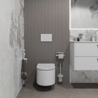 Клавиша смыва Iddis Unifix UNI02MWi77 Белая — фото 2, Кнопки смыва