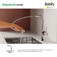 Товар: Смеситель для кухни Iddis Pure Хром арт-PURSBPFi05 - фото 6 Смеситель для кухни Iddis Pure Хром арт-PURSBPFi05 — фото 6, Смесители для кухни