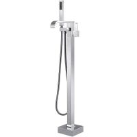 Смеситель для ванны Swedbe Spira 4001 Хром — фото 1, Смесители напольные