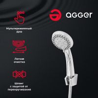 Товар: Смеситель для ванны Agger Move A0621100 универсальный Хром - фото 4 Смеситель для ванны Agger Move A0621100 универсальный Хром — фото 4, Смеситель для ванны