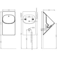 Товар: Писсуар Artceram La Fontana LFO002 01 00 Белый - фото 2 Писсуар Artceram La Fontana LFO002 01 00 Белый — фото 2, Писсуары