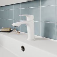 Смеситель для раковины Milardo Rora RORWT00M01 Белый матовый — фото 8, Смесители для раковины