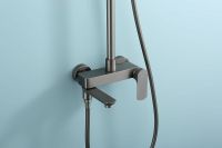 Душевая система Raglo R03.24.09 Графит матовый — фото 17, Душевые стойки