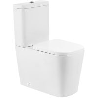 Унитаз компакт BelBagno Albano BB120CPR/BB120SC без бачка с сиденьем Микролифт — фото 1, Напольные унитазы