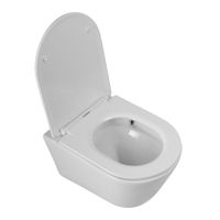 Товар: Унитаз подвесной безободковый с сиденьем CEZARES LINER CZR-3808-53-TH-TOR/SC - фото 2 Унитаз подвесной безободковый с сиденьем CEZARES LINER CZR-3808-53-TH-TOR/SC — фото 2, Подвесные унитазы