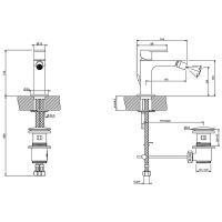 Товар: Смеситель для биде Gessi Emporio Via Manzoni 38607#299 Черный матовый - фото 2 Смеситель для биде Gessi Emporio Via Manzoni 38607#299 Черный матовый — фото 2, Смесители для биде