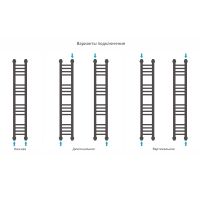Водяной полотенцесушитель Сунержа Богема прямая 1000х150 Хром — фото 2, Водяные полотенцесушители