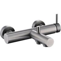 Смеситель для ванны Caprigo Don 53-011-GUN Вороненая сталь — фото 1, Для душа и ванны