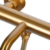 Смеситель для ванны Raiber Graceful RPG-003 Золото матовое — фото 7, Для душа и ванны