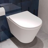 Унитаз Aqueduto Cone CON0120 подвесной Белый матовый с сиденьем Микролифт — фото 7, Унитазы