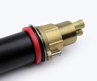 Смеситель для раковины Bronze de Luxe Avantgarde 2010RH Черный Красный — фото 5, Смесители для раковины