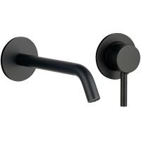 Смеситель для раковины AQUAme Siena AQM6215MB Черный матовый — фото 1, Смесители для раковины