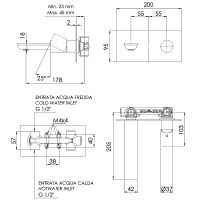 Товар: Смеситель для раковины Remer Edge EG515 Хром - фото 2 Смеситель для раковины Remer Edge EG515 Хром — фото 2, Смесители для раковины
