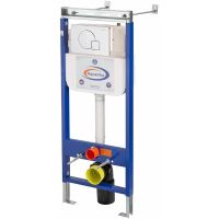 Инсталляция Aquanika Basic 10.702.45B.02.10 для унитаза с клавишей смыва Хром — фото 3, Инсталляции для унитазов