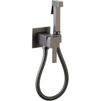 Гигиенический душ со смесителем CeramaLux KBS/008 Оружейная сталь — фото 1, Гигиенические души