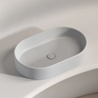 Раковина-чаша Ceramicanova Element 61 CN6048MSG Серая матовая — фото 15, Раковины накладные