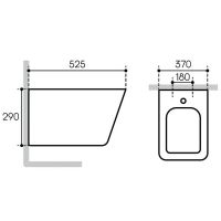 Товар: Биде Aqueduto Macio MAC0330 подвесное Серое матовое - фото 4 Биде Aqueduto Macio MAC0330 подвесное Серое матовое — фото 4, Биде подвесные
