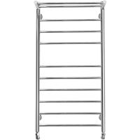 Водяной полотенцесушитель Domoterm Медея сп П10 500x1000 с полкой Хром — фото 1, Водяные полотенцесушители