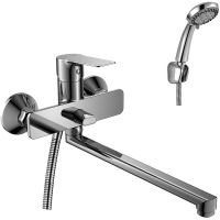 Смеситель для ванны Rossinka RS27-33 универсальный Хром — фото 1, Для душа и ванны