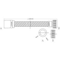 Душевой шланг Lemark LE8045P Прозрачный — фото 2, Комплектующие для душевого оборудования