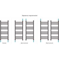 Товар: Водяной полотенцесушитель Сунержа Богема+ 1000х400 15-0223-1040 с полкой Темный титан муар - фото 2 Водяной полотенцесушитель Сунержа Богема+ 1000х400 15-0223-1040 с полкой Темный титан муар — фото 2, Водяные полотенцесушители