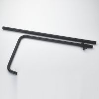 Душевая система Rose R39H R3936H Черная матовая — фото 17, Душевые стойки