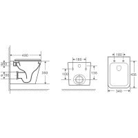 Товар: Унитаз Azario Teramo AZ-0052 подвесной с сиденьем Микролифт - фото 2 Унитаз Azario Teramo AZ-0052 подвесной с сиденьем Микролифт — фото 2, Подвесные унитазы