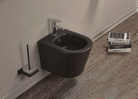 Товар: Биде CeramaLux 5330MB подвесное Черное матовое - фото 2 Биде CeramaLux 5330MB подвесное Черное матовое — фото 2, Биде