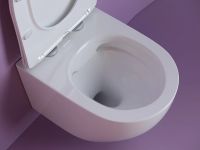 Товар: Унитаз Ceramicanova Uno Rimless CN11001 подвесной Белый с сиденьем Микролифт - фото 9 Унитаз Ceramicanova Uno Rimless CN11001 подвесной Белый с сиденьем Микролифт — фото 9, Подвесные унитазы