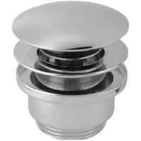 Донный клапан Veragio Sbortis VR.SBR-8002.CR click-clack Хром — фото 1, Донные клапаны