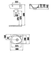 Раковина Creavit Cocuk 38 CK035-00CB00E-0000 Белая — фото 2, Мини-раковины