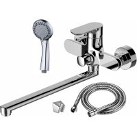 Смеситель для ванны Agger Gorgeous A0221100 универсальный Хром — фото 1, Смеситель для ванны