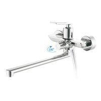 Смеситель для ванны Haiba универсальный Хром арт-HB22589 — фото 3, Смеситель для ванны