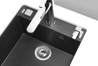 Мойка для кухни ALVEUS FORMIC 20 GRANITAL+ PEBBLE-G02M 520x510x200;1x с сифоном 1127749, — фото 2, Кухонные мойки