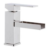 Смеситель для раковины Remer Qubica Cascata QC11 Хром — фото 1, Смесители для раковины