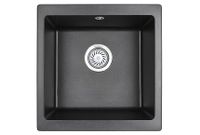 Granula-4451, ЧЁРНЫЙ, кухонная мойка, кварц — фото 1, Кухонные мойки