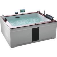 Акриловая ванна Gemy 186х151 G9052 II O R с гидромассажем — фото 1, Акриловые ванны