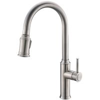 Смеситель для кухни BelBagno BB-LAM58-IN Нержавеющая сталь — фото 1, Смесители для кухни