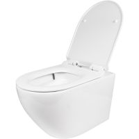 Товар: Унитаз Bond Oval F12-10 подвесной с сиденьем Микролифт - фото 4 Унитаз Bond Oval F12-10 подвесной с сиденьем Микролифт — фото 4, Подвесные унитазы