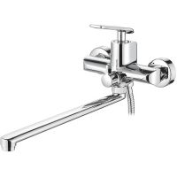 Смеситель для ванны Accoona H123 A71123 универсальный Хром — фото 1, Смеситель для ванны