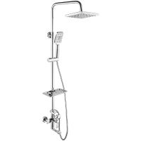 Душевая система Rossinka RS50-46 с термостатом Хром — фото 1, Душевые стойки